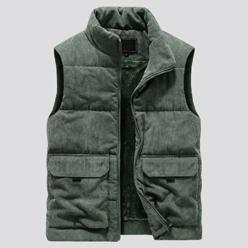Bram - Corduroy Puffer Vest