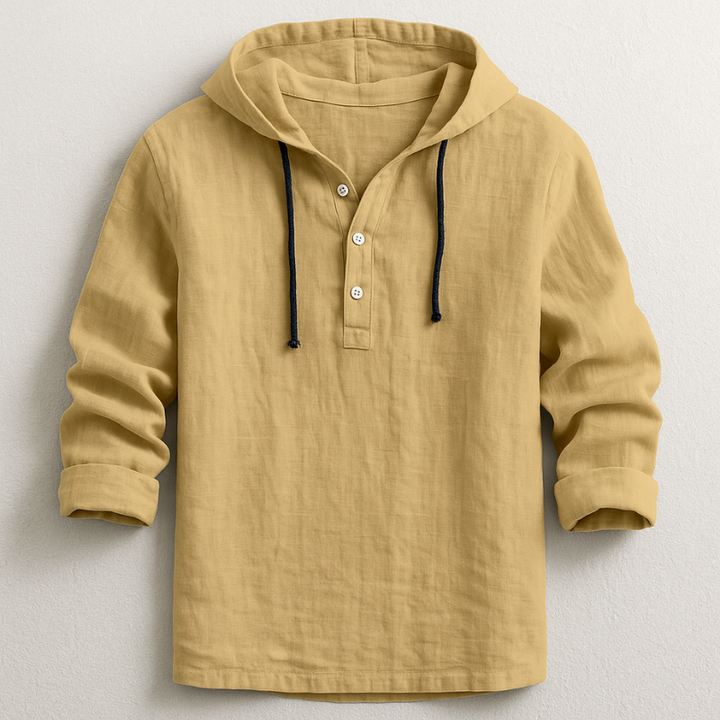 Bernard - Linen Hooded Shirt