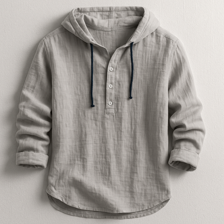 Bernard - Linen Hooded Shirt