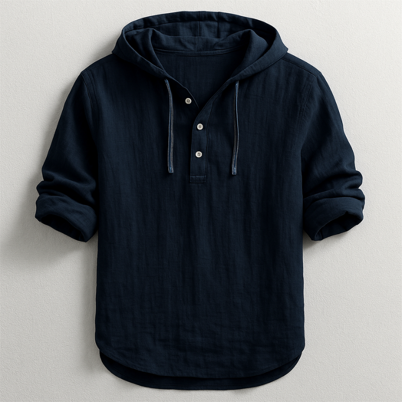 Bernard - Linen Hooded Shirt