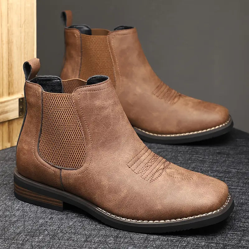Byron - Western Chelsea Boots