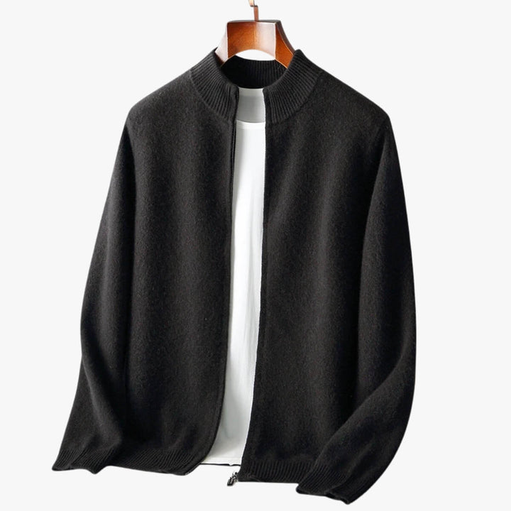 Aldrich - Zip-Up Knit Cardigan