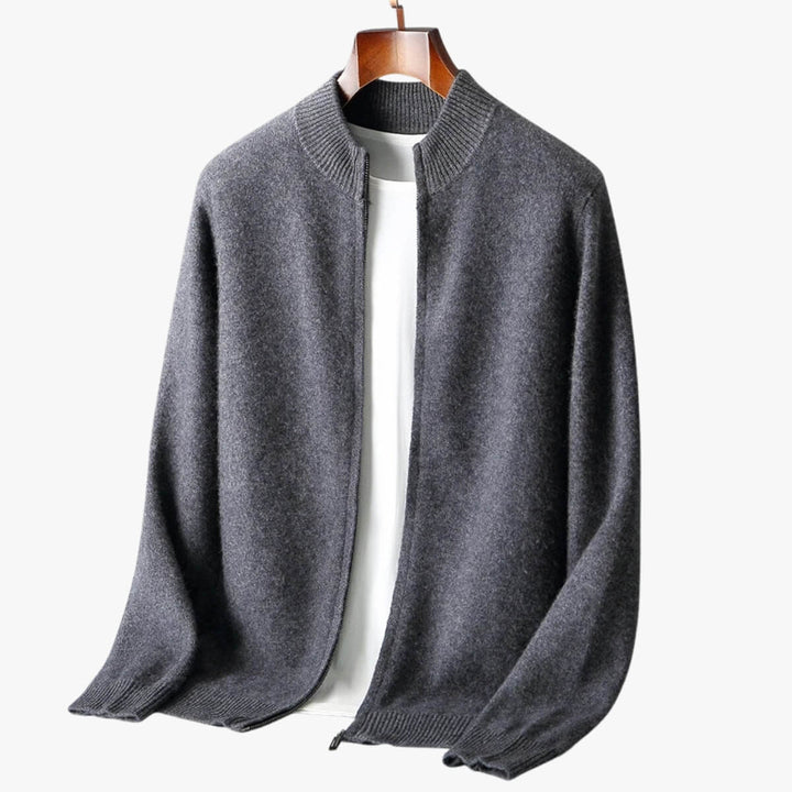 Aldrich - Zip-Up Knit Cardigan