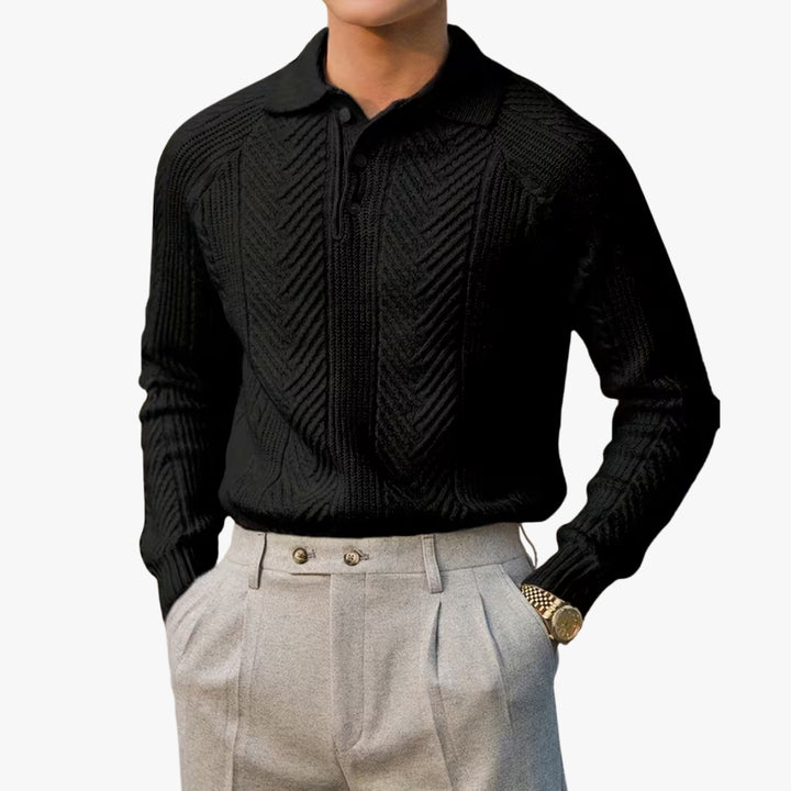 Atticus - Textured Knit Polo