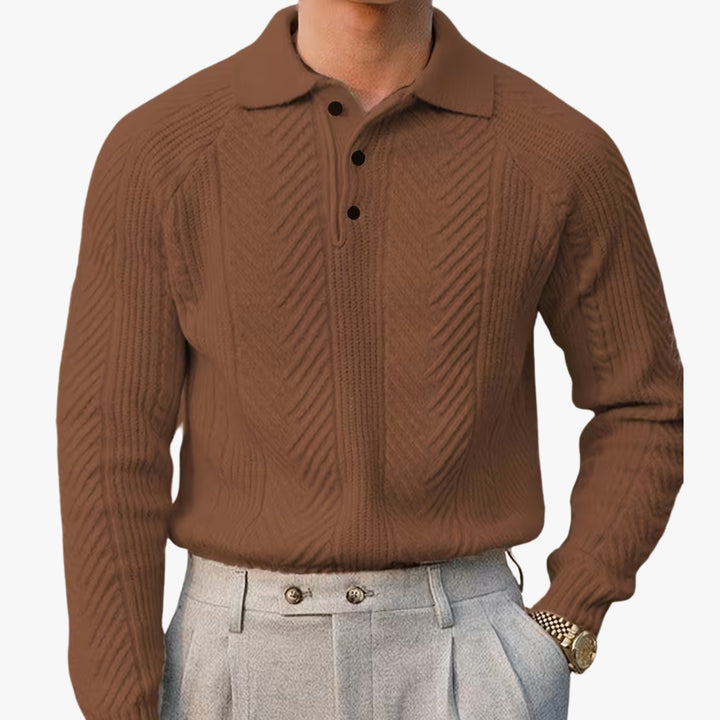 Atticus - Textured Knit Polo