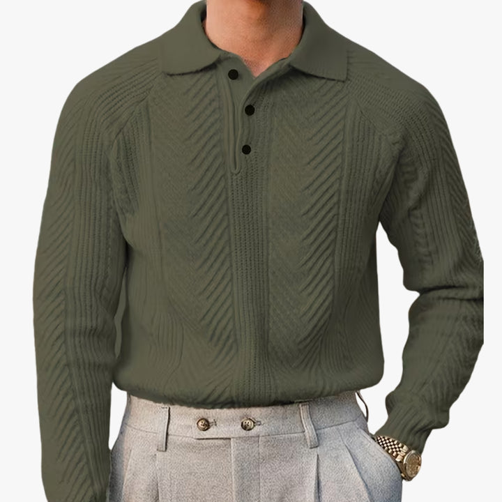 Atticus - Textured Knit Polo