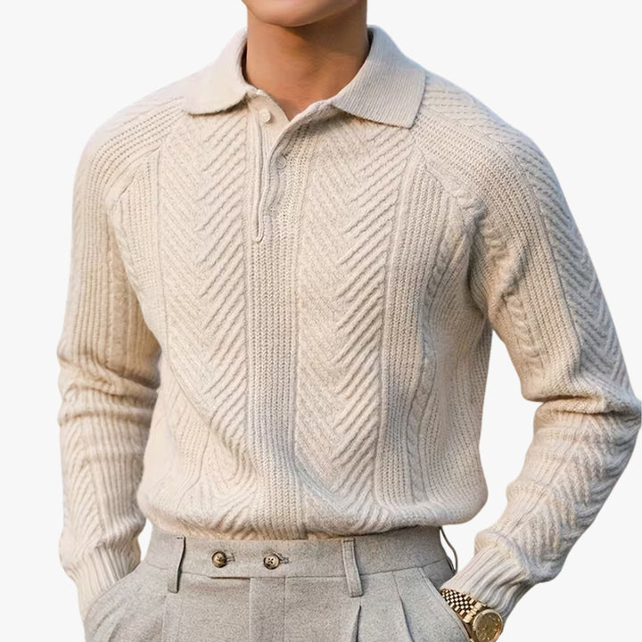 Atticus - Textured Knit Polo