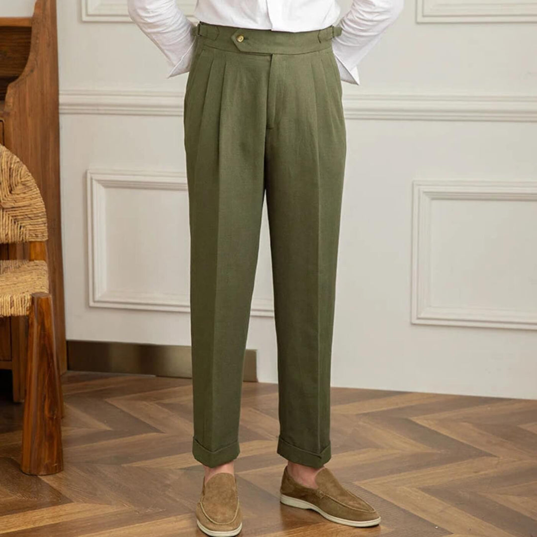 Ballard - High-Waisted Classic Trousers