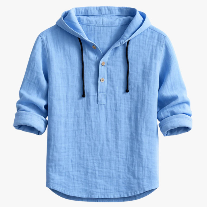 Bernard - Linen Hooded Shirt