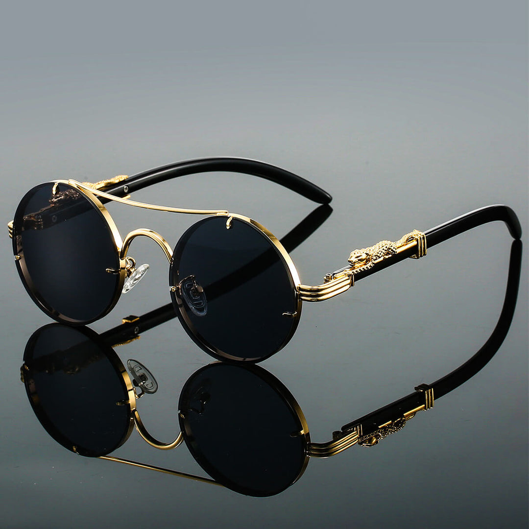 Clay - Wood Rimless Sunglasses