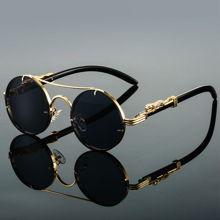 Clay - Wood Rimless Sunglasses