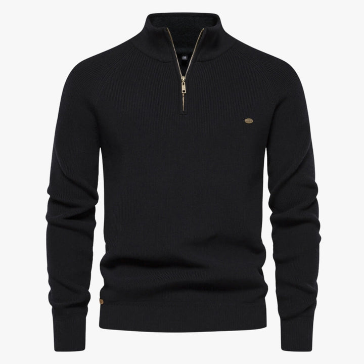 Clayton - Ribbed Neck Pullover
