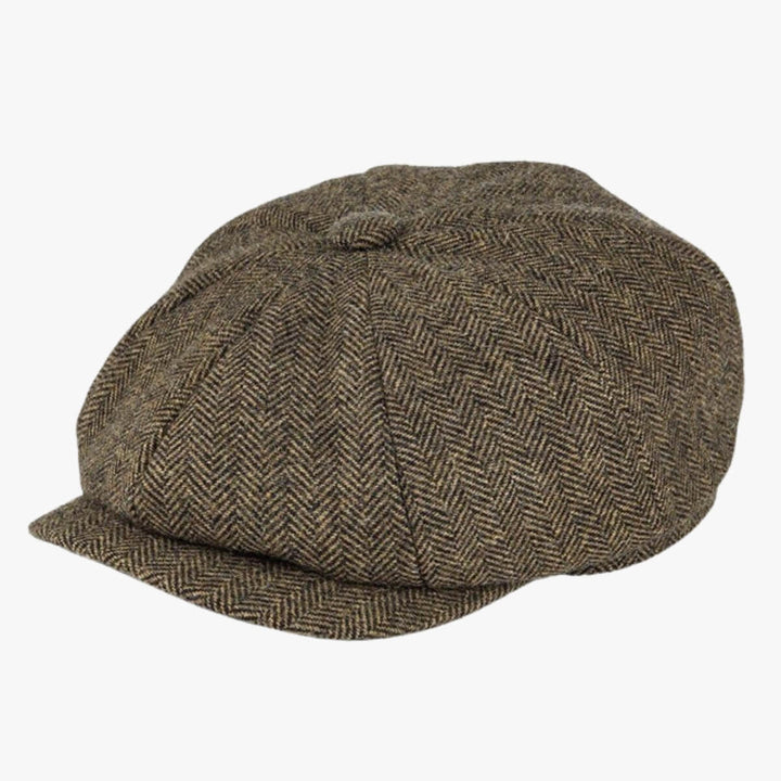 Duncan - Herringbone Newsboy Cap