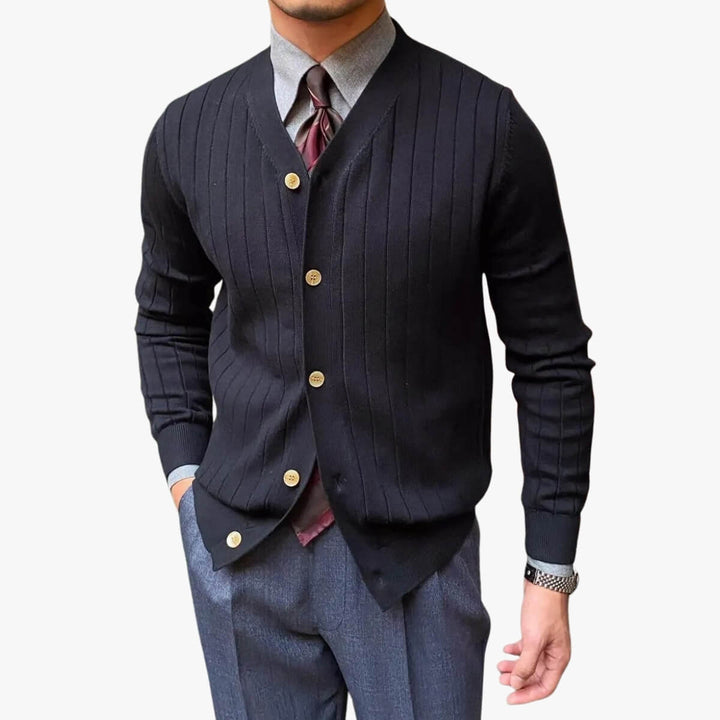 Ford - Ribbed Cardigan Sweater