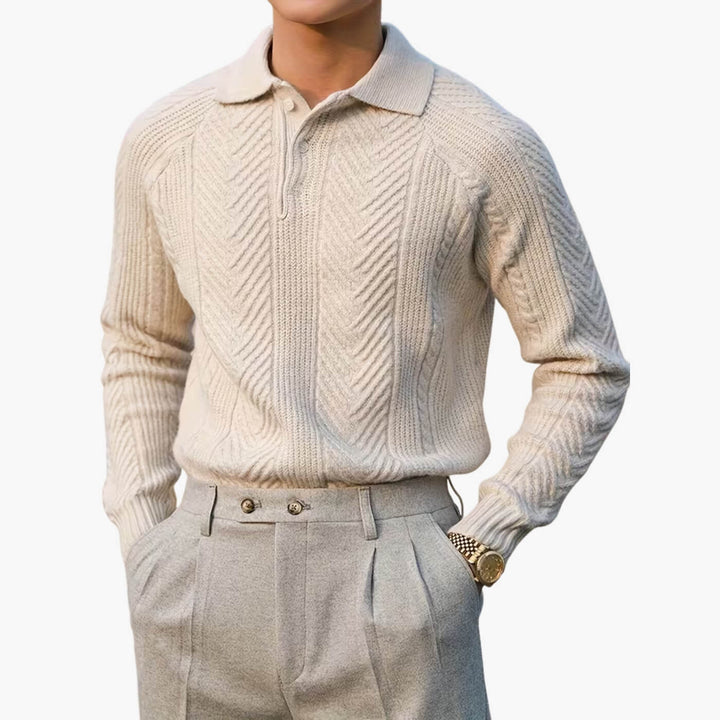 Gresham - Chevron Raglan Polo