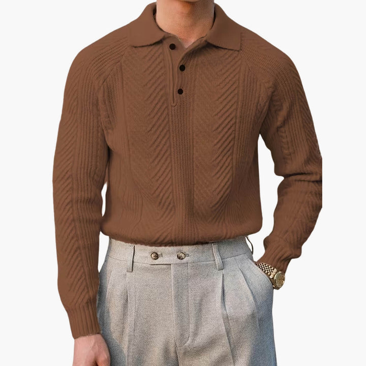 Gresham - Chevron Raglan Polo