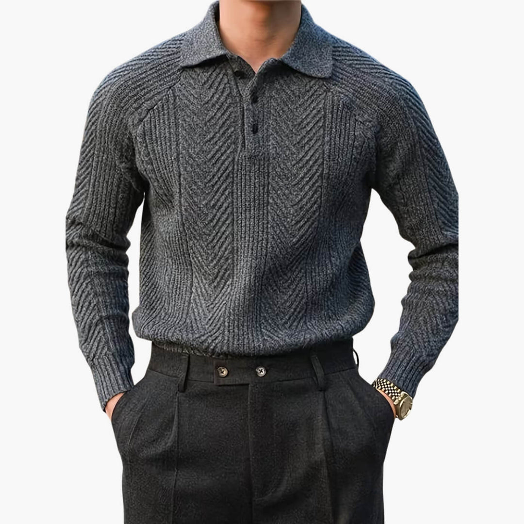 Gresham - Chevron Raglan Polo