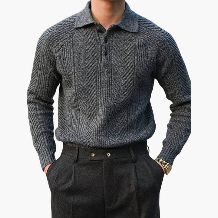 Gresham - Chevron Raglan Polo