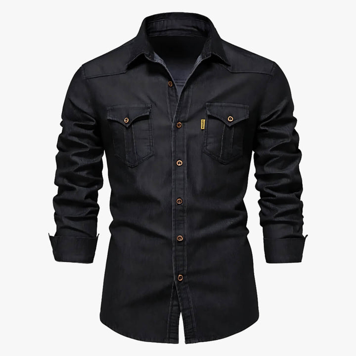 Griffin - Western Denim Top