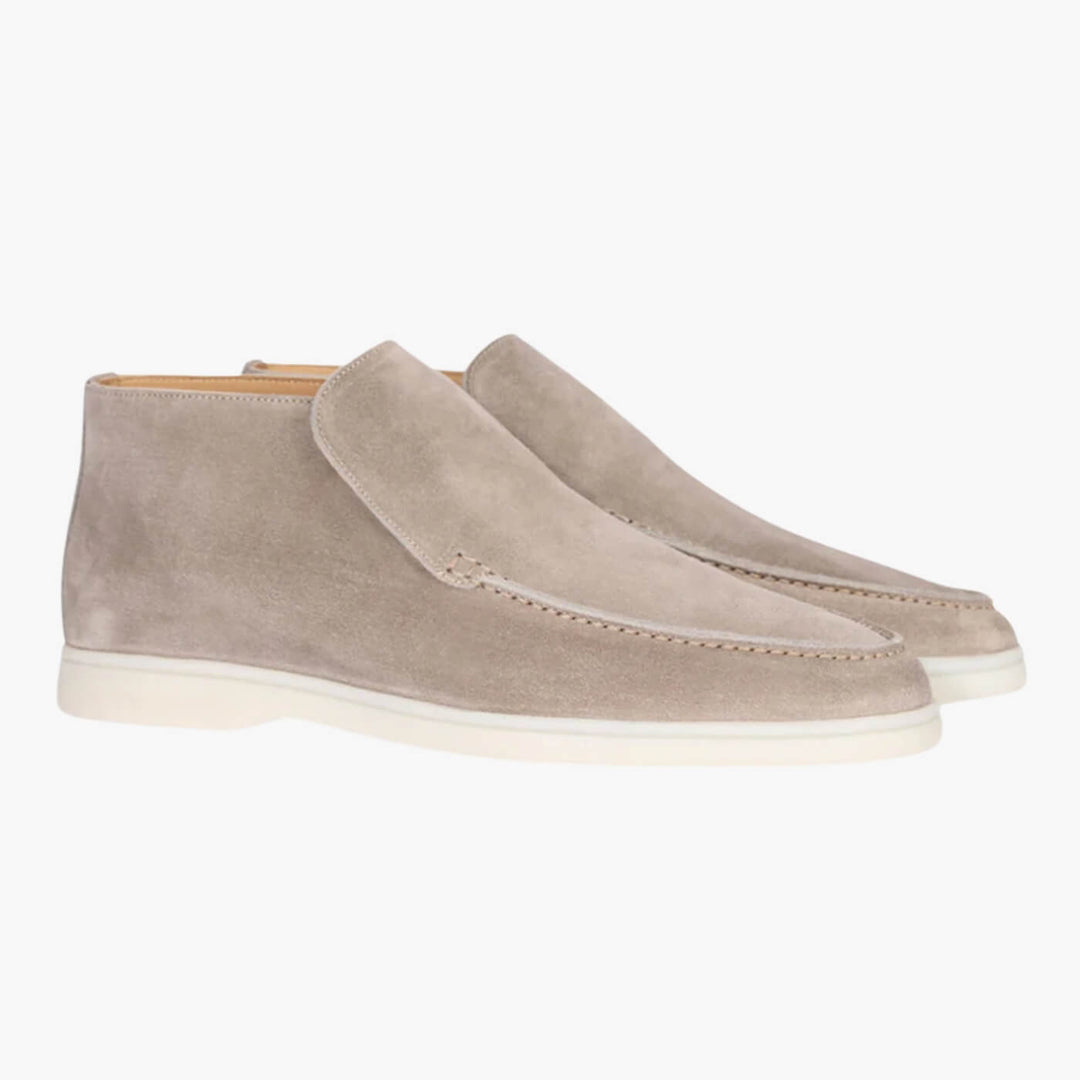 Hale - Suede Ankle Loafers