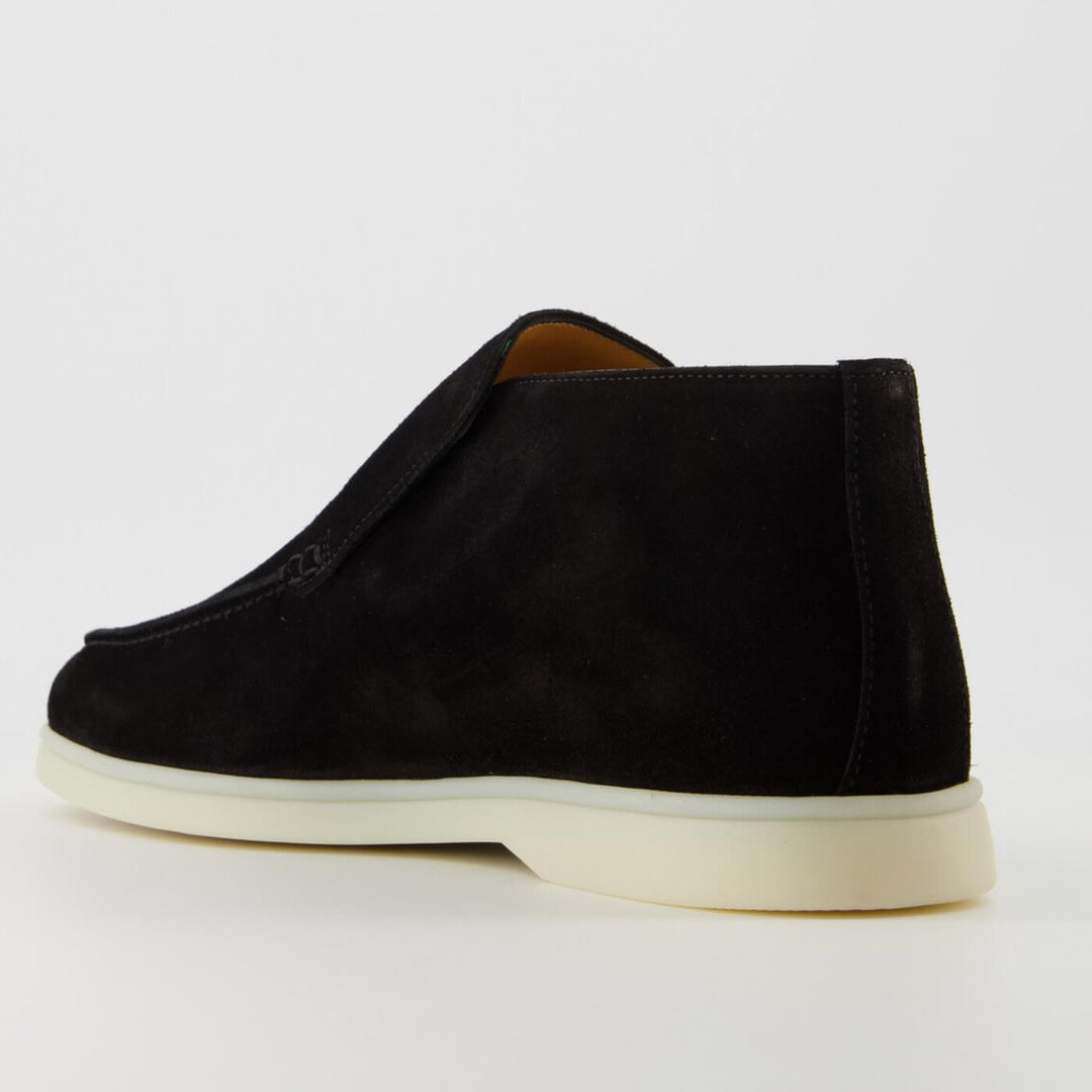 Hale - Suede Ankle Loafers