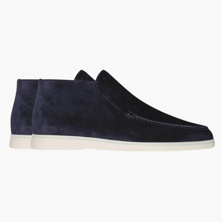 Hale - Suede Ankle Loafers