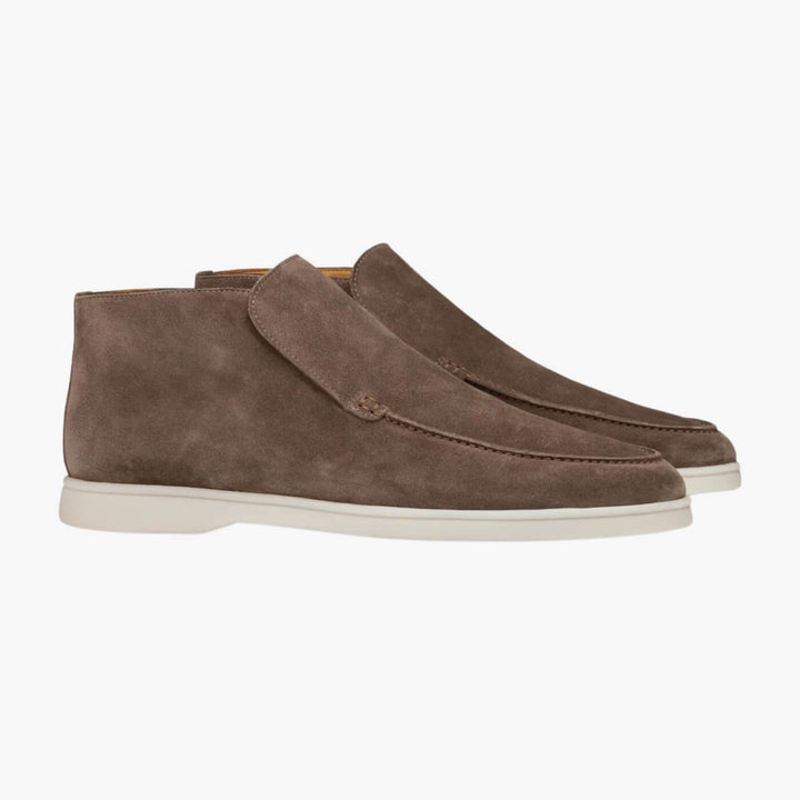 Hale - Suede Ankle Loafers