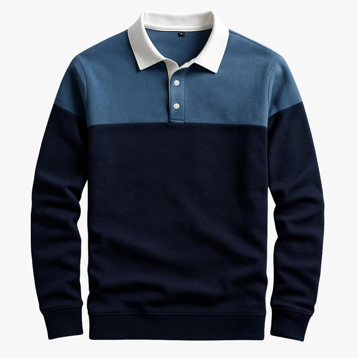 Hudson - Long-Sleeve Rugby Polo