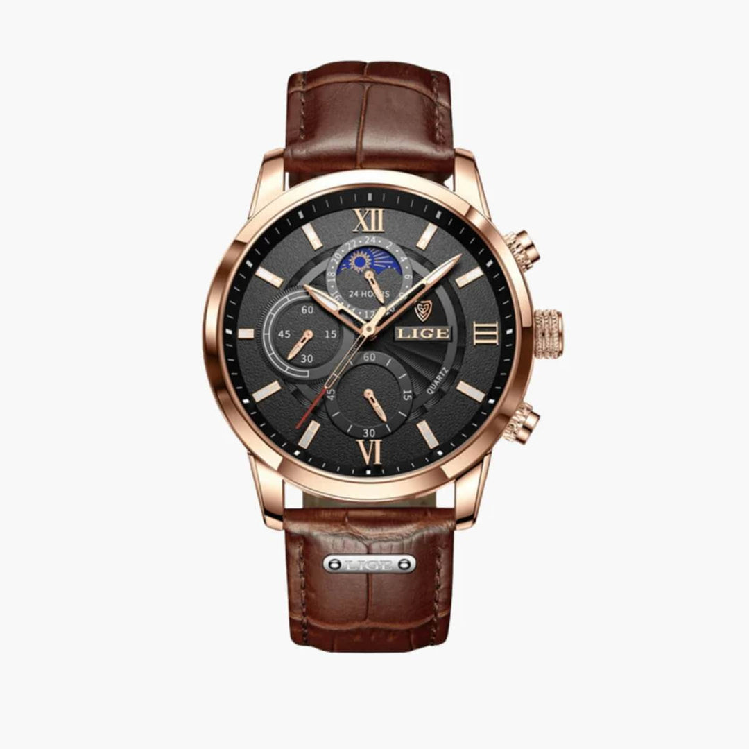 Keaton - Chronograph Leather Watch