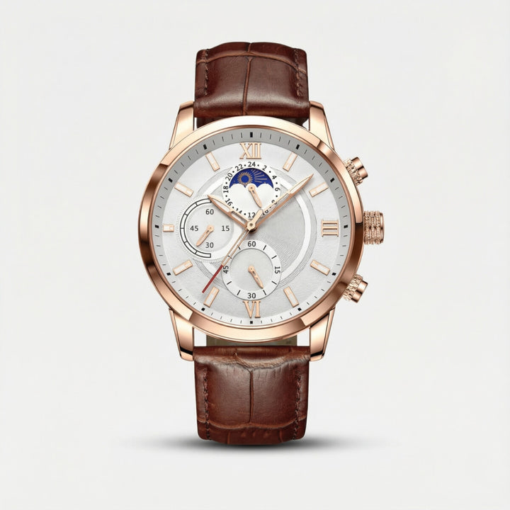 Keaton - Chronograph Leather Watch