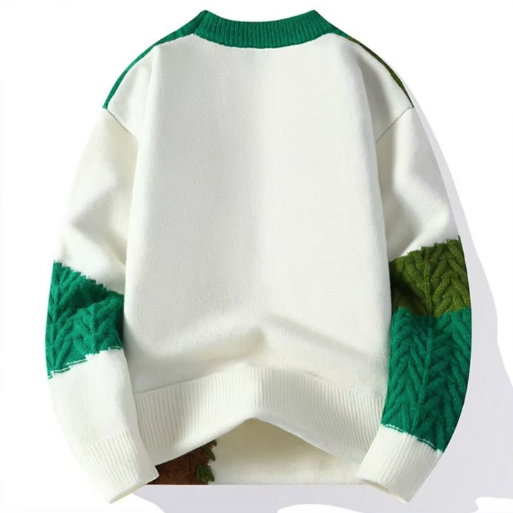 Clive - Patchwork Avant-Garde Crewneck