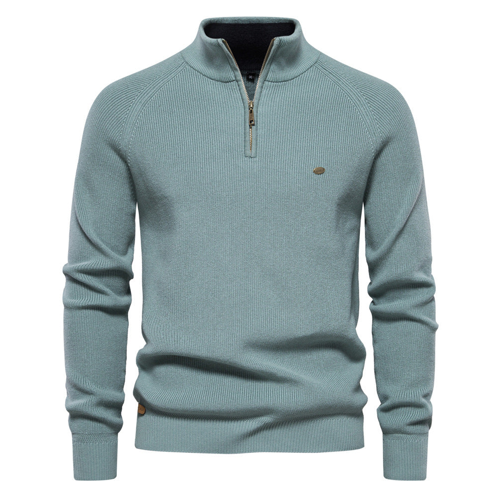 Clayton - Ribbed Neck Pullover
