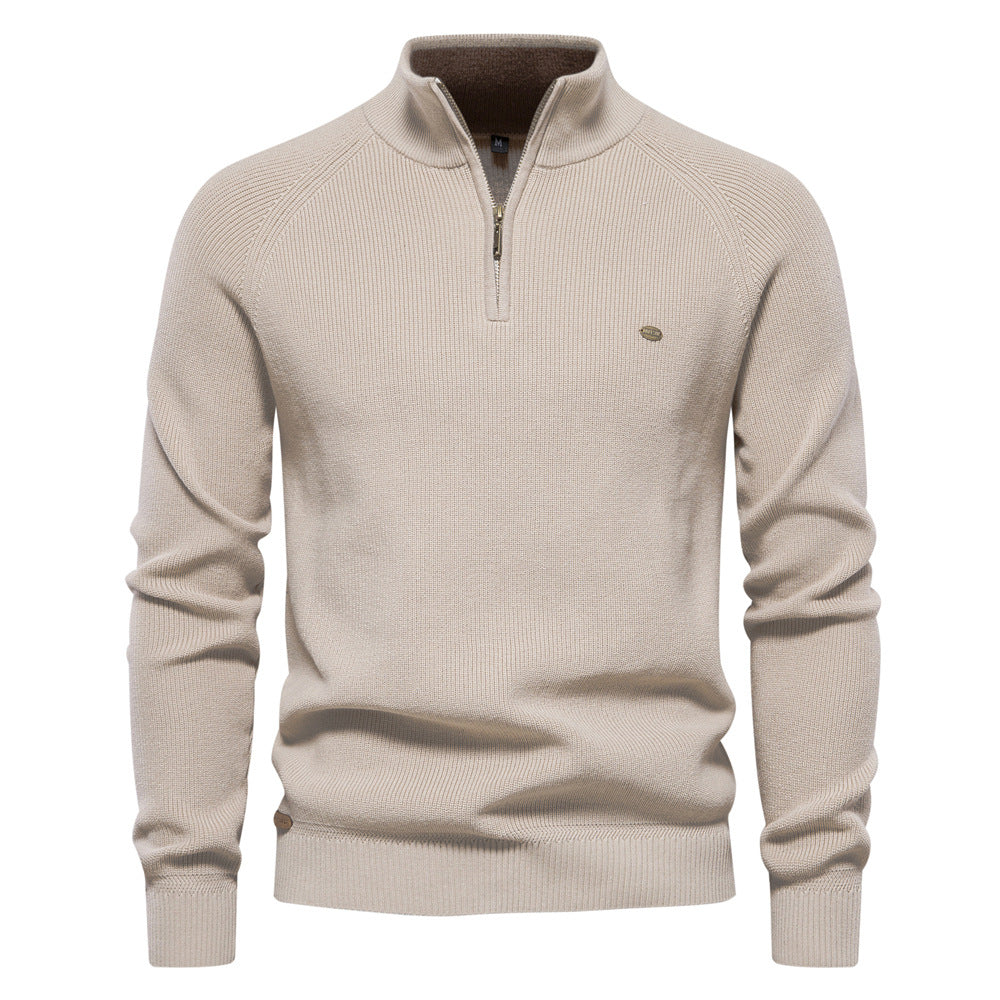 Clayton - Ribbed Neck Pullover