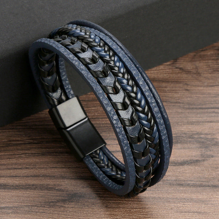 Dean - Braided Leather Bracelet