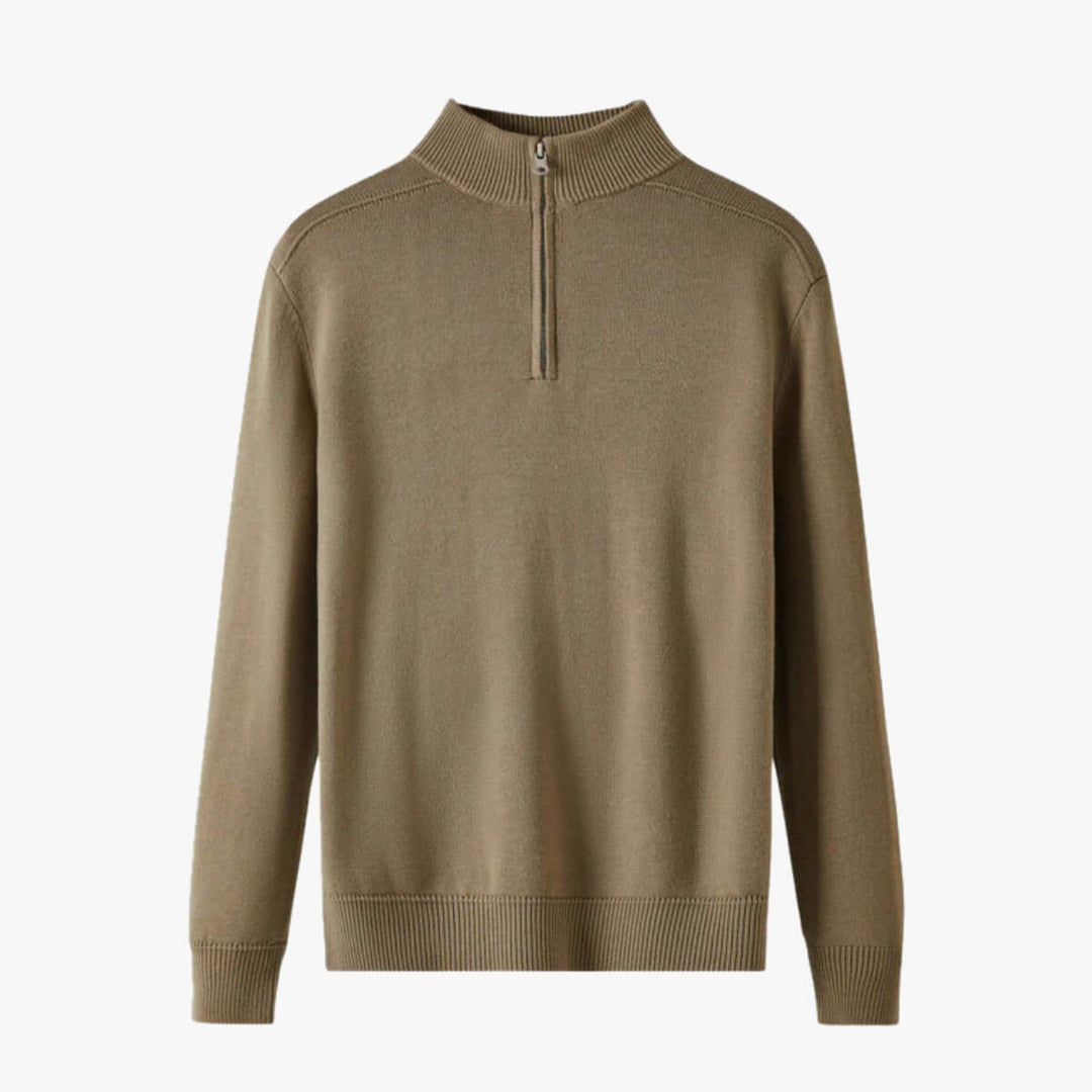 Preston - Knitted Long-Sleeve Polo