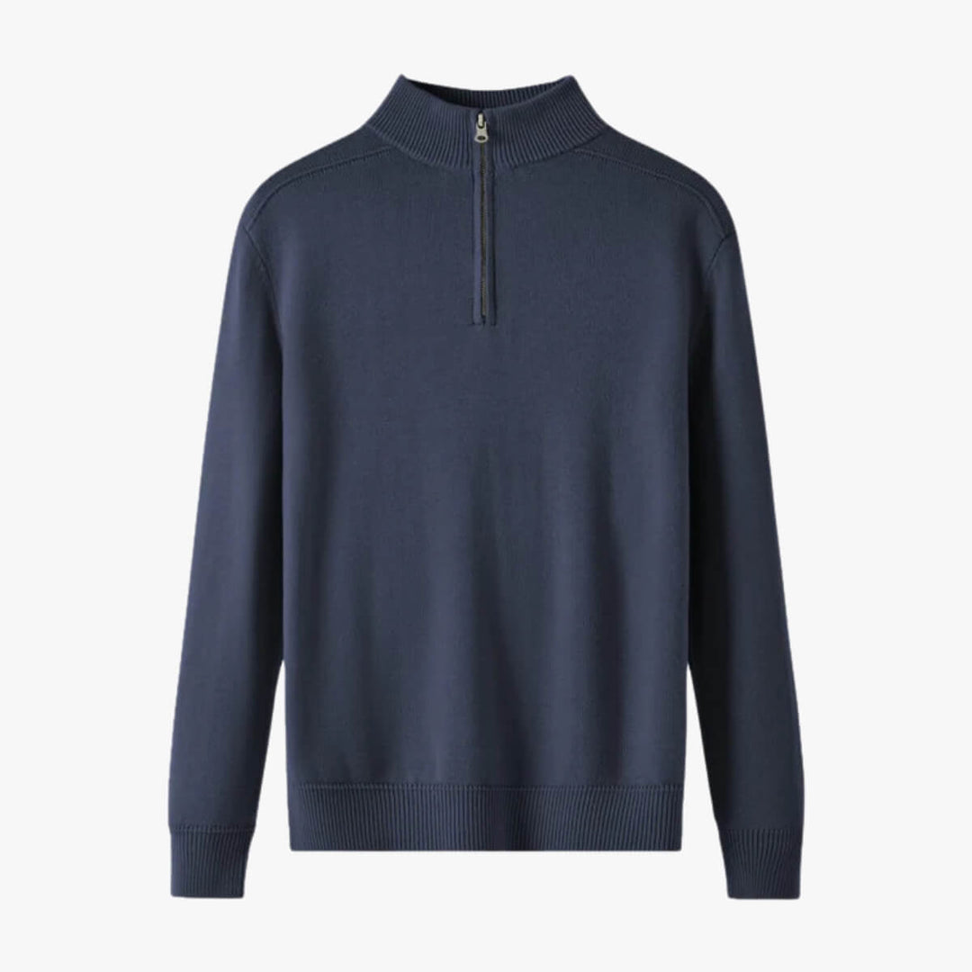 Preston - Knitted Long-Sleeve Polo