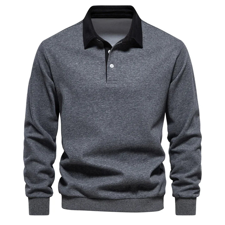 Walker - Rugby Collar Pullover