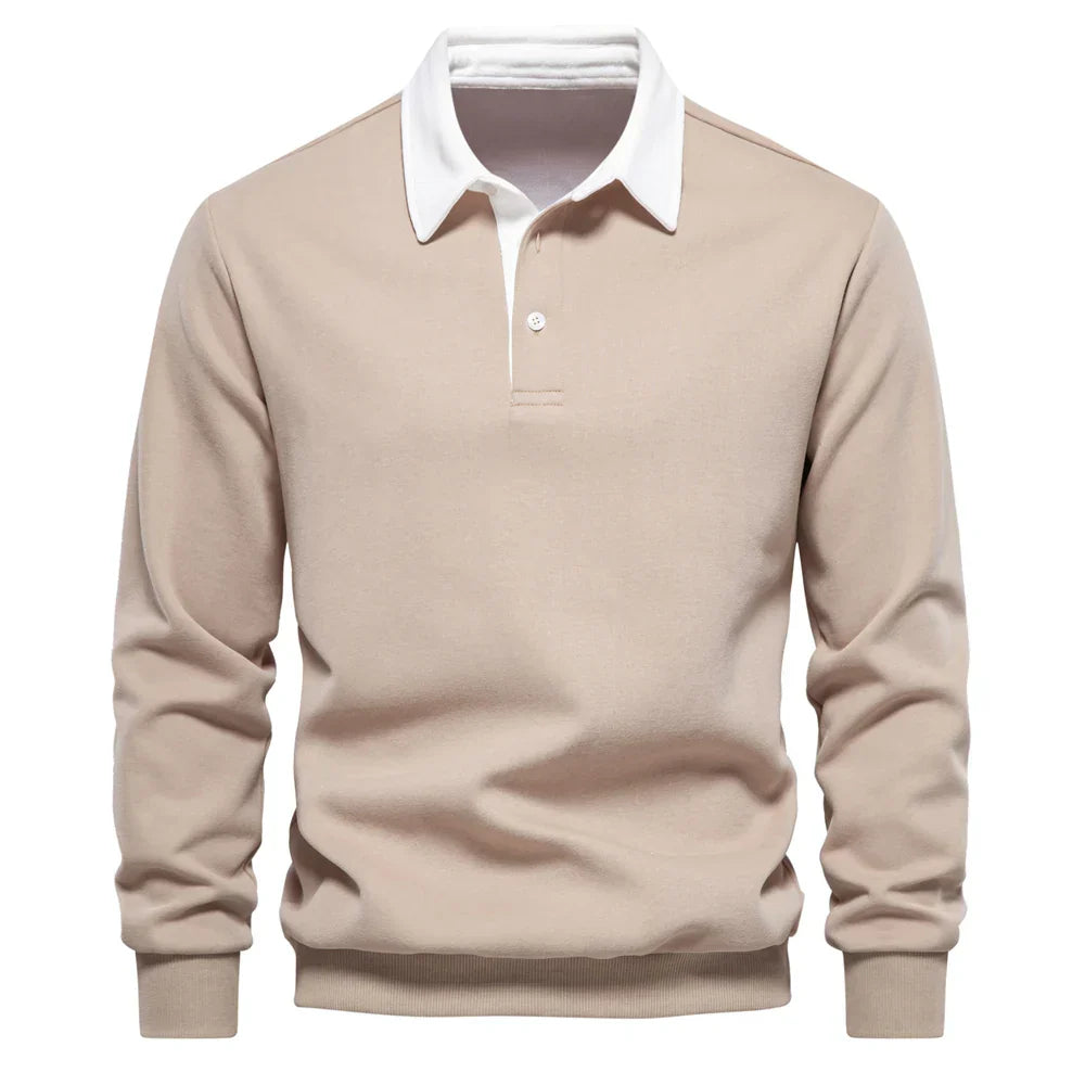 Walker - Rugby Collar Pullover