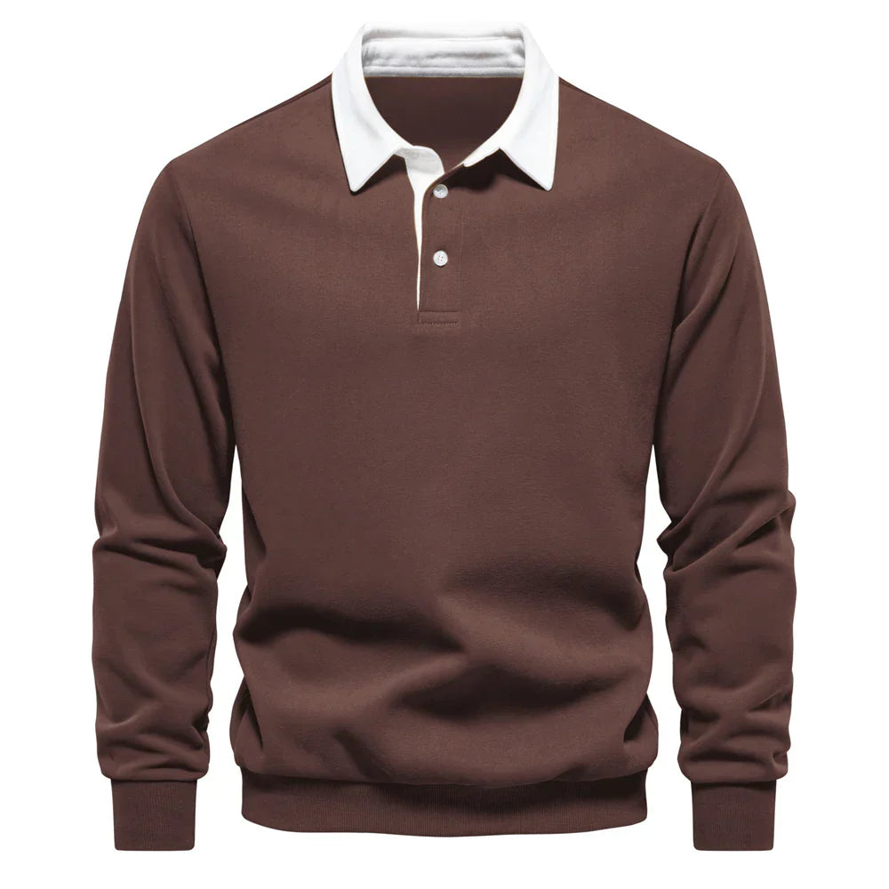 Walker - Rugby Collar Pullover