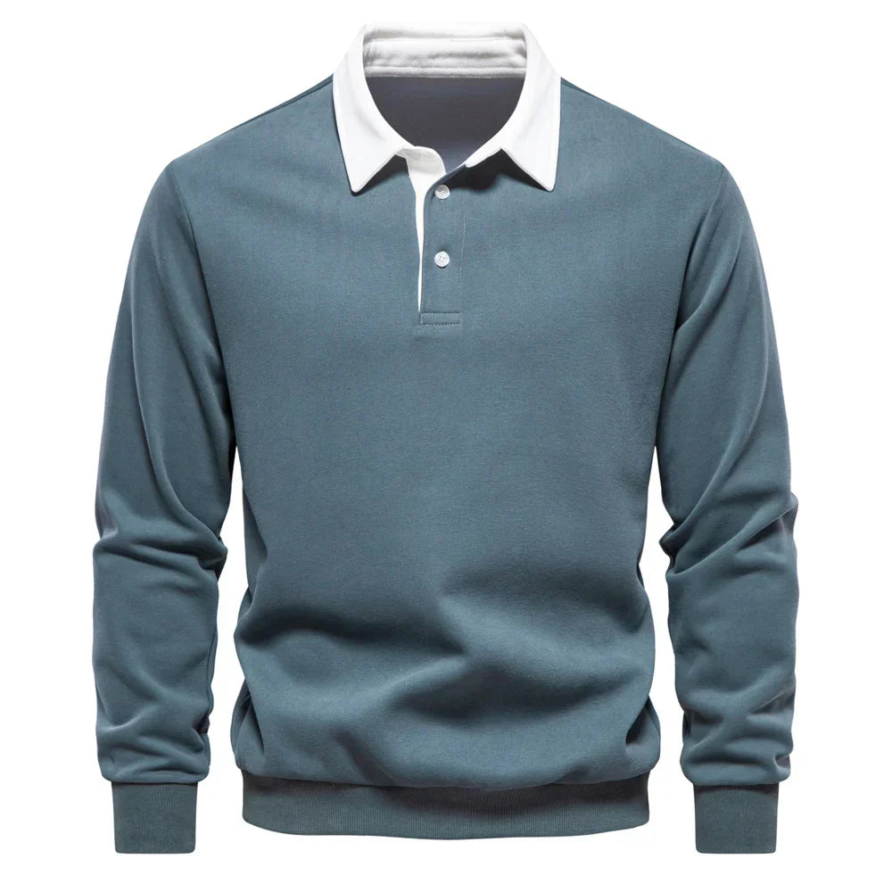 Walker - Rugby Collar Pullover