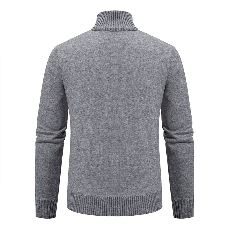 Piers - Zip-Up Cable Cardigan