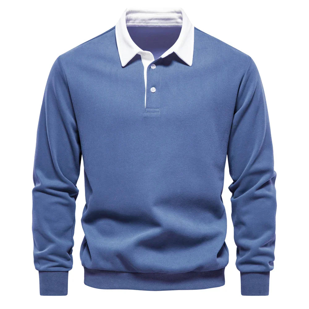 Walker - Rugby Collar Pullover