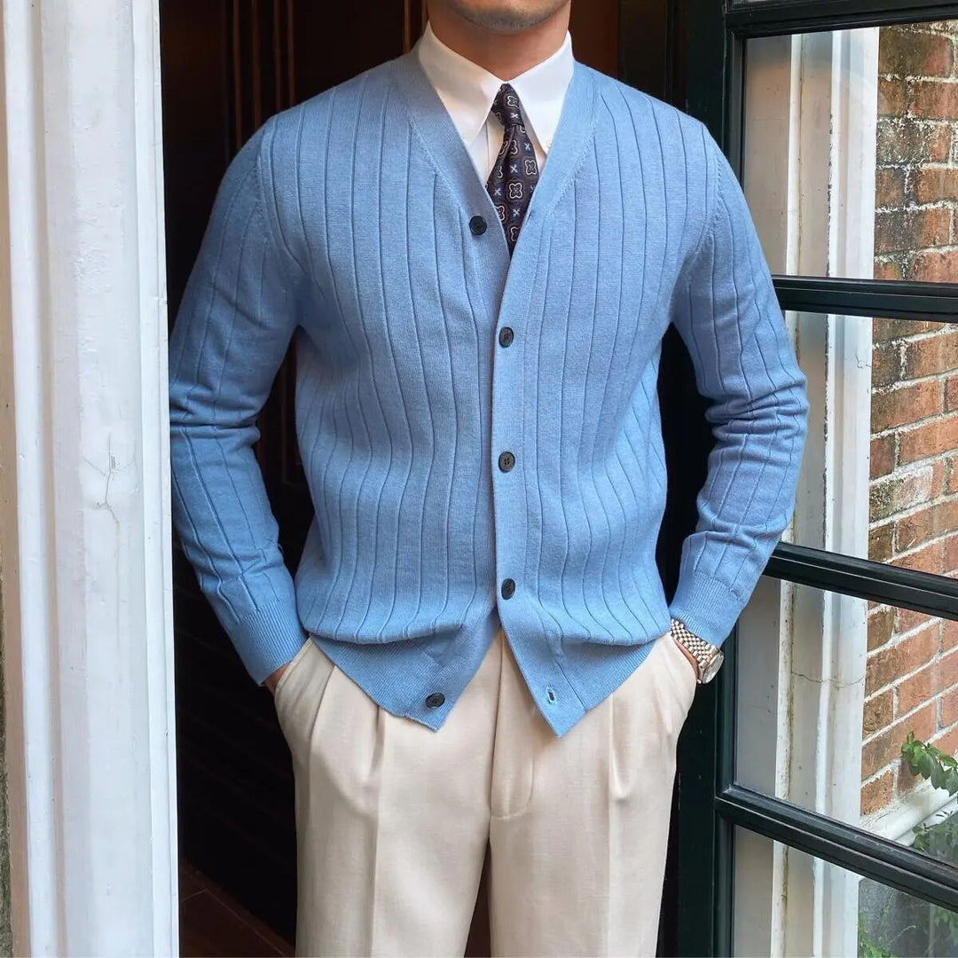 Ford - Ribbed Cardigan Sweater