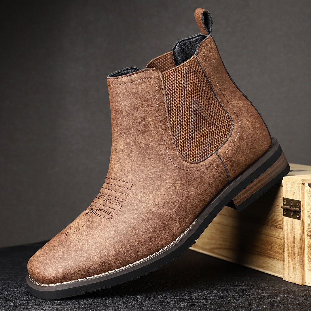 Byron - Western Chelsea Boots