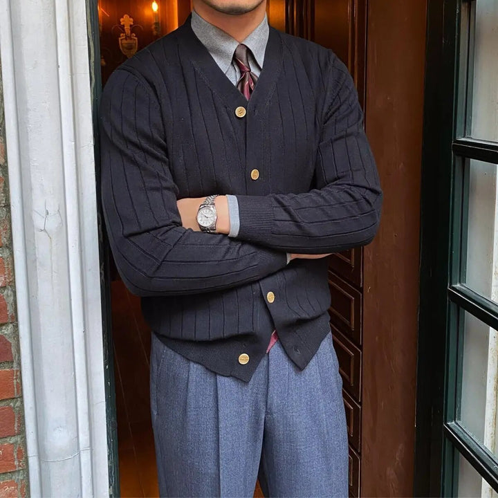 Ford - Ribbed Cardigan Sweater