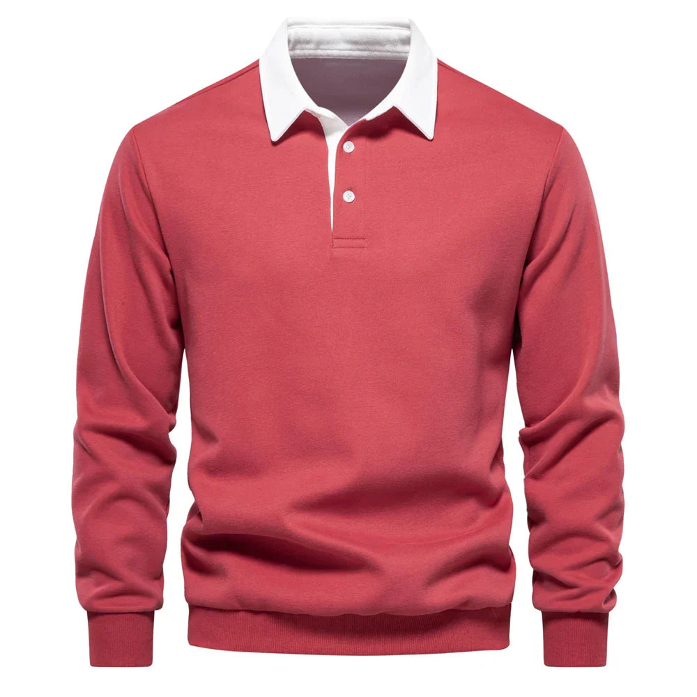 Walker - Rugby Collar Pullover
