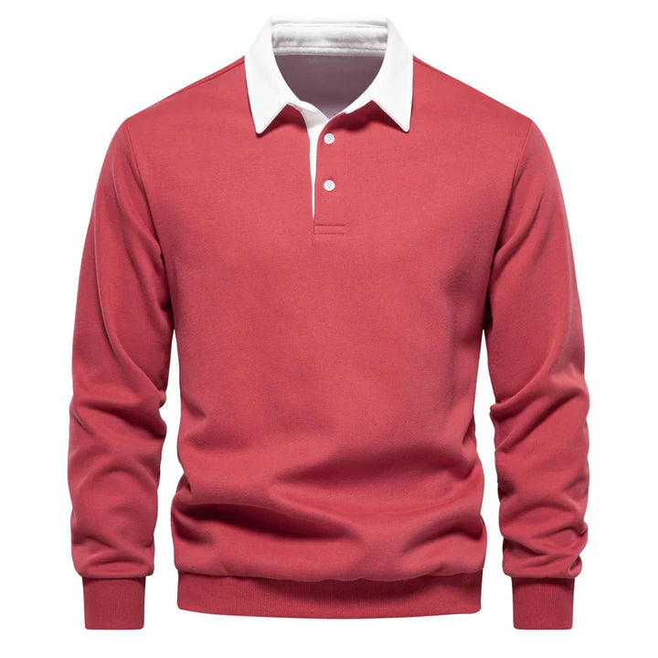 Walker - Rugby Collar Pullover