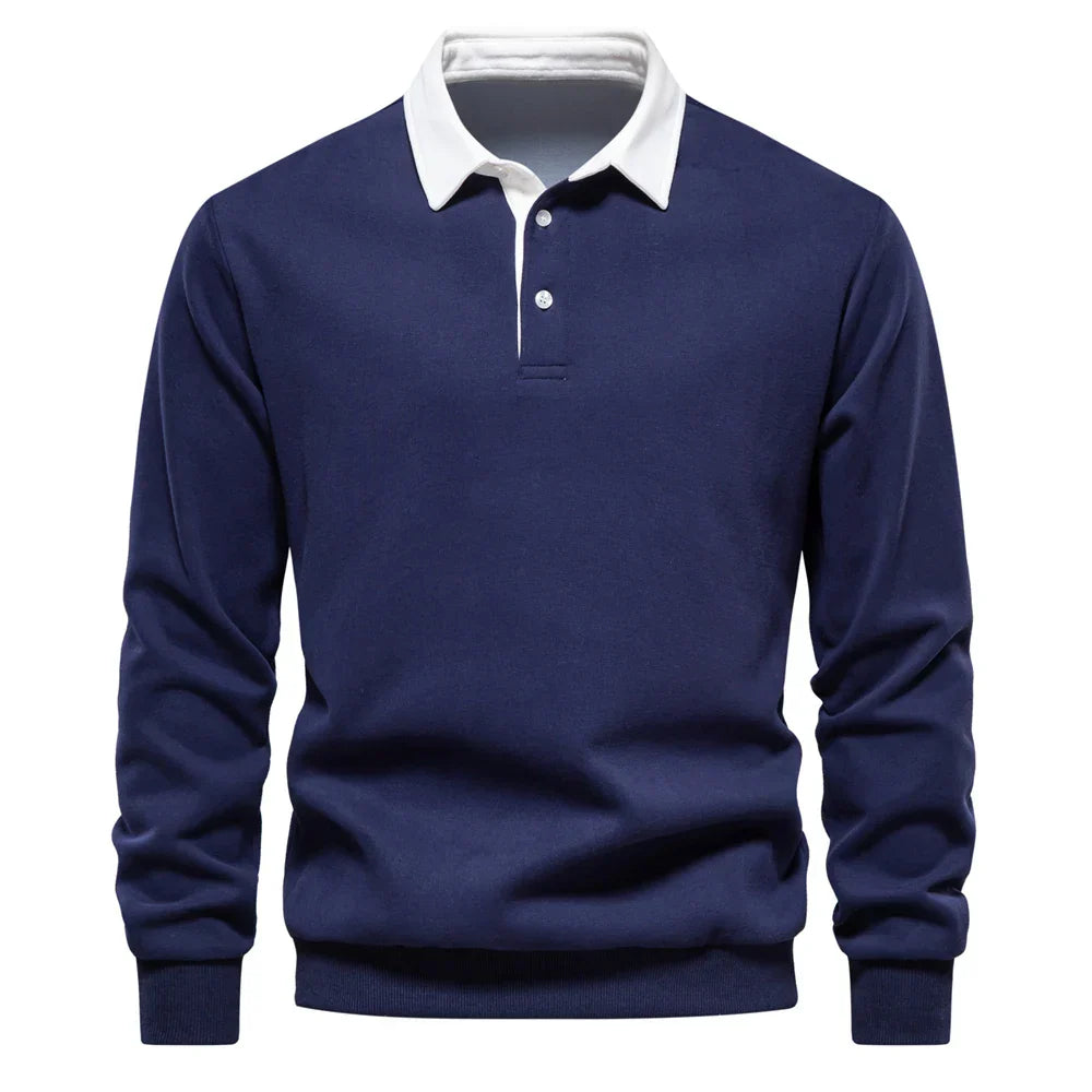 Walker - Rugby Collar Pullover