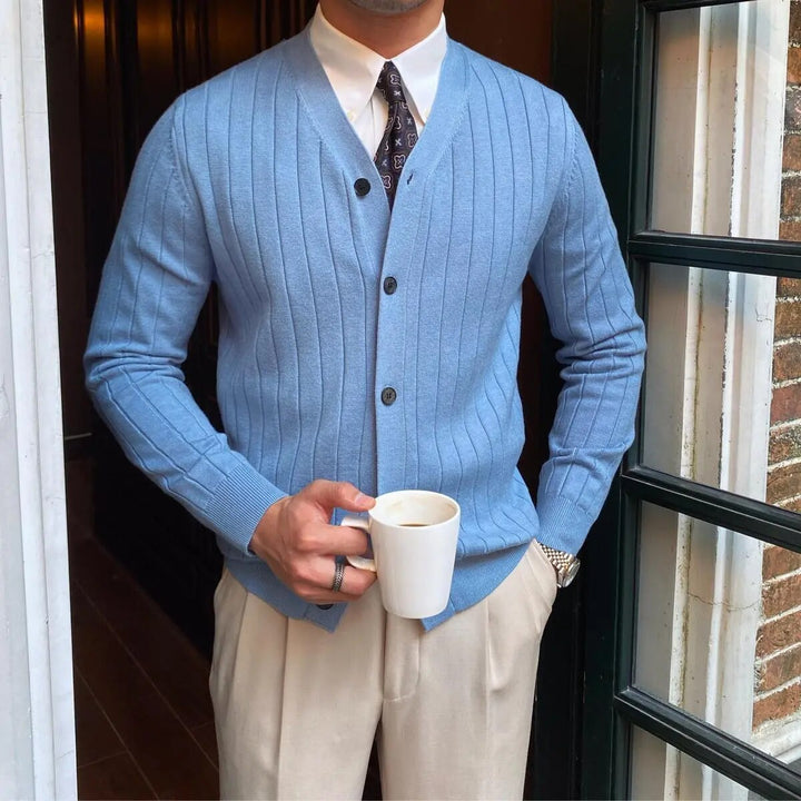 Ford - Ribbed Cardigan Sweater