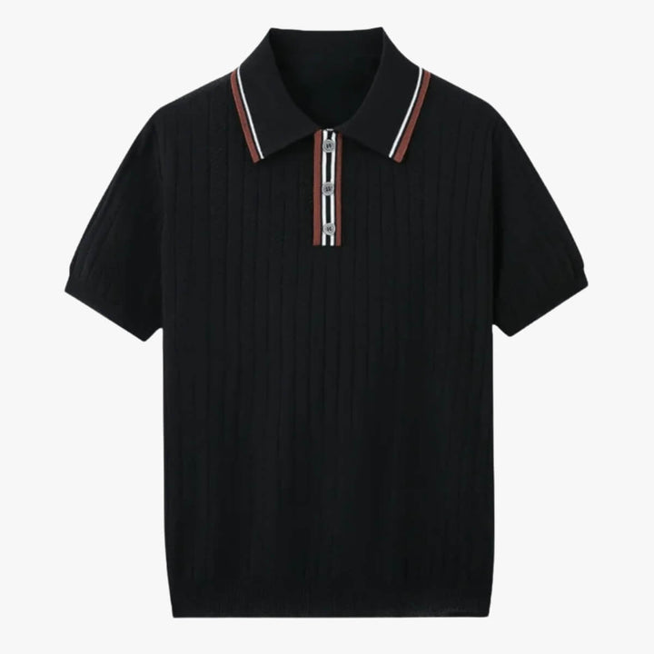 Sterling - Knitted Chevron Polo